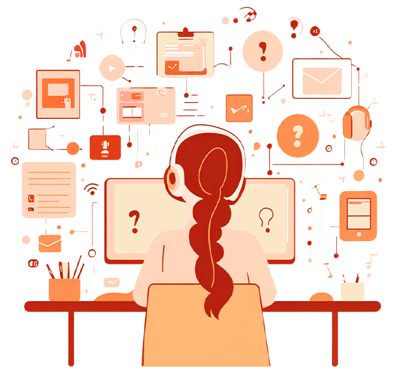 Store Management Illustration